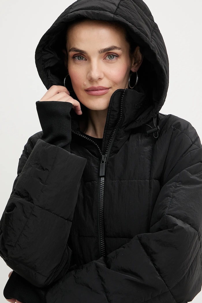 Bunda Armani Exchange čierna XW000649.AF16207