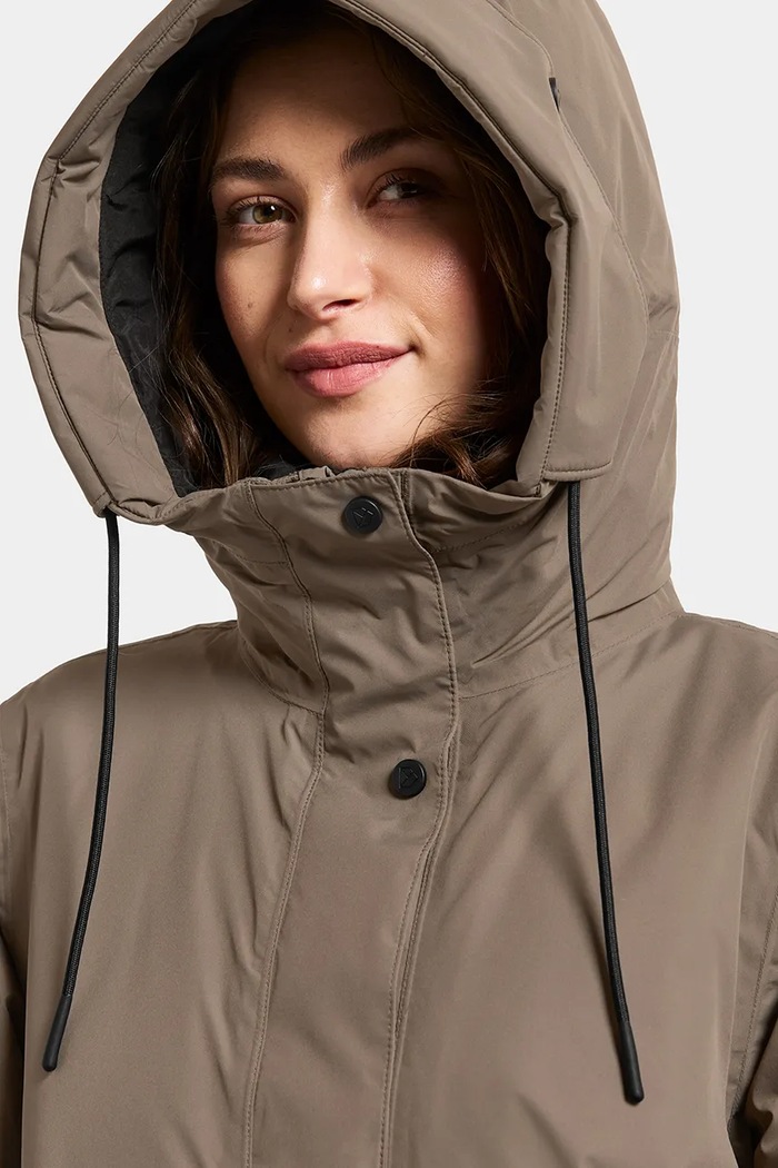 Bunda parka Didriksons AIKO 505928 hnedá