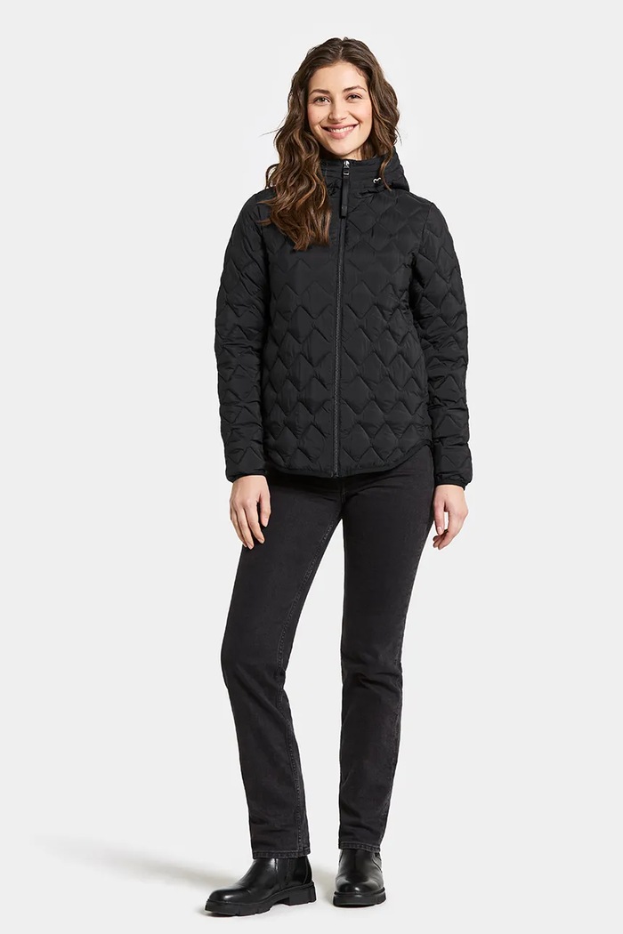 Bunda Didriksons EVELYN 505821 čierna AW25