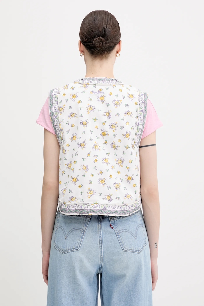 Vestă cu două fețe Pepe Jeans PL402604 bej