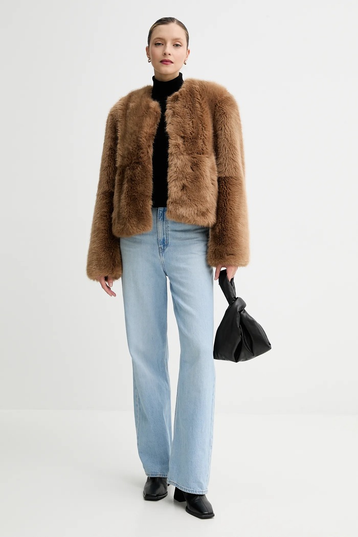 Stand Studio coat Halle 62267.9416 brown AW25