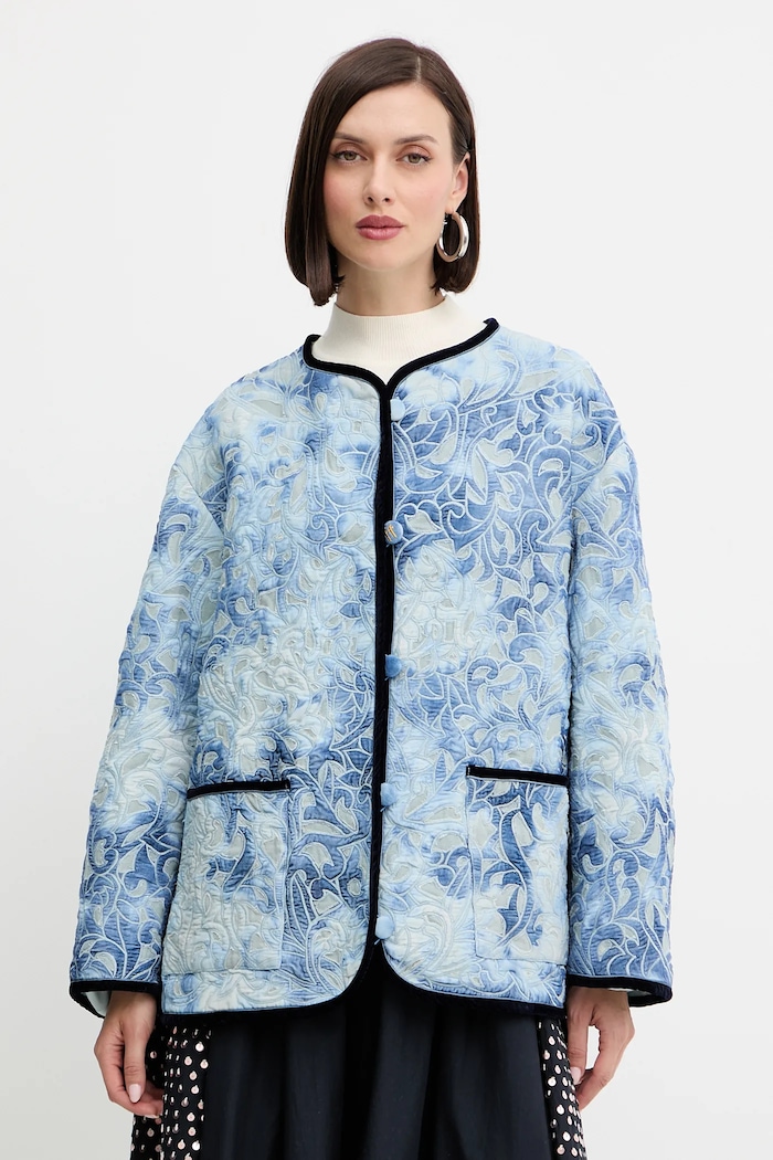 Forte Forte kurtka nieocieplane niebieski 14022.my.coat