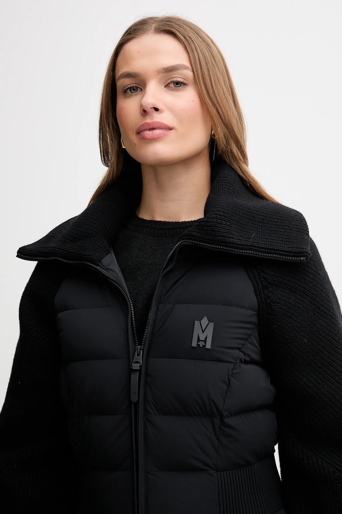 MACKAGE pehelykabát gyapjúkeverékből fekete FOXY.