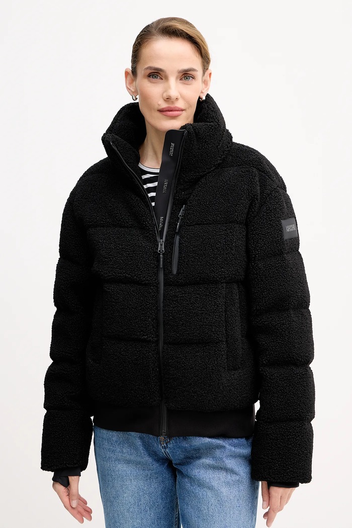 Páperová bunda MACKAGE oversize čierna ANAYA