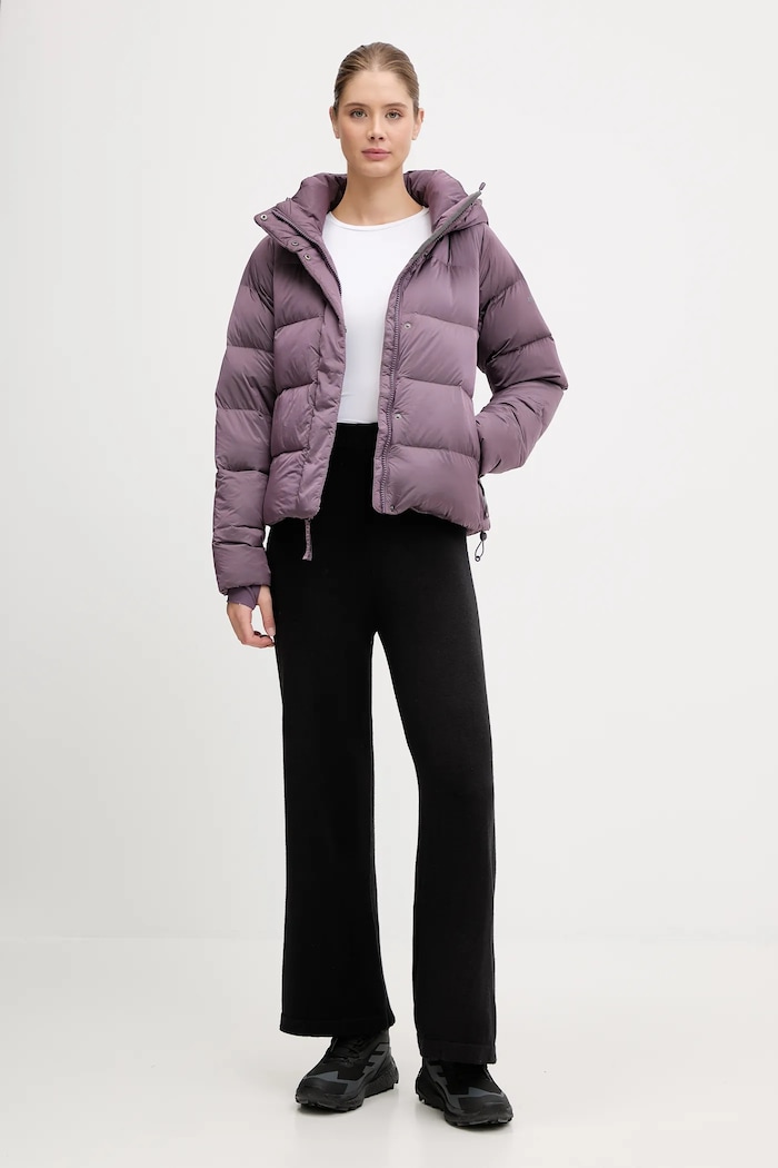 Μπουφάν με επένδυση από πούπουλα Columbia Amaze Puff 2133714 μωβ AW25