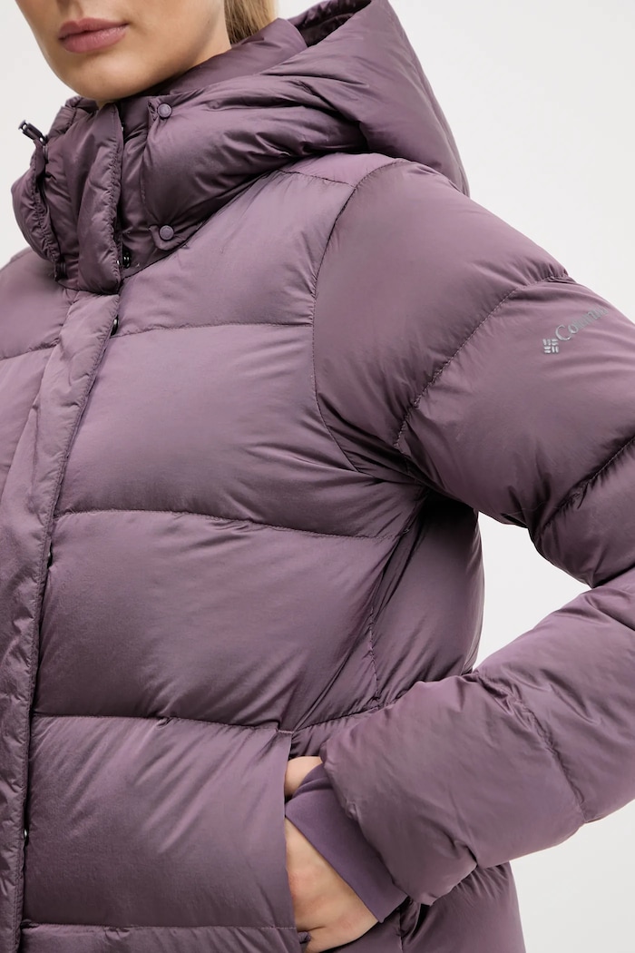 Μπουφάν με επένδυση από πούπουλα Columbia Amaze Puff 2133714 μωβ