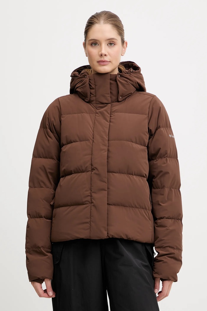 Columbia Kurtka puchowa Amaze Puff brązowy 2133714