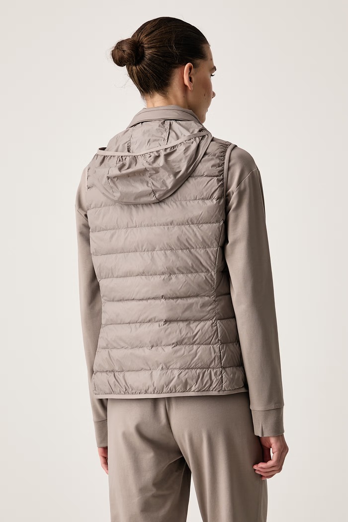 Ρούχα EA7 Emporio Armani Αμάνικο με κουκούλα γυναικείο AF12477.7W000472 καφέ