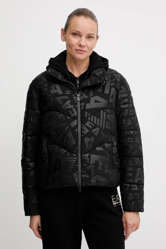 Bunda EA7 Emporio Armani s podšívkou černá AF16408.7W000654