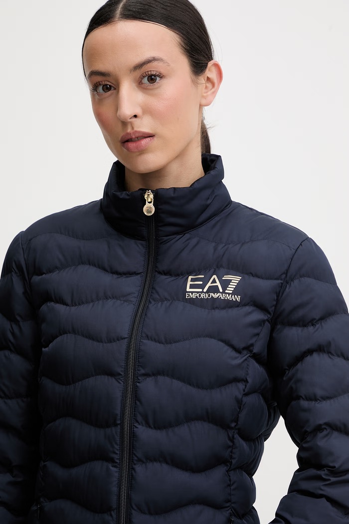 EA7 Emporio Armani prechodná bunda dámska tmavomodrá TNF8Z.8NTB21