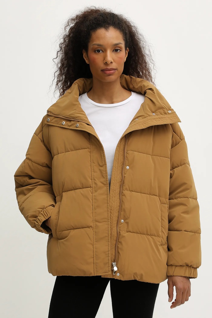 Bunda EA7 Emporio Armani hnědá AF16078.7W000652
