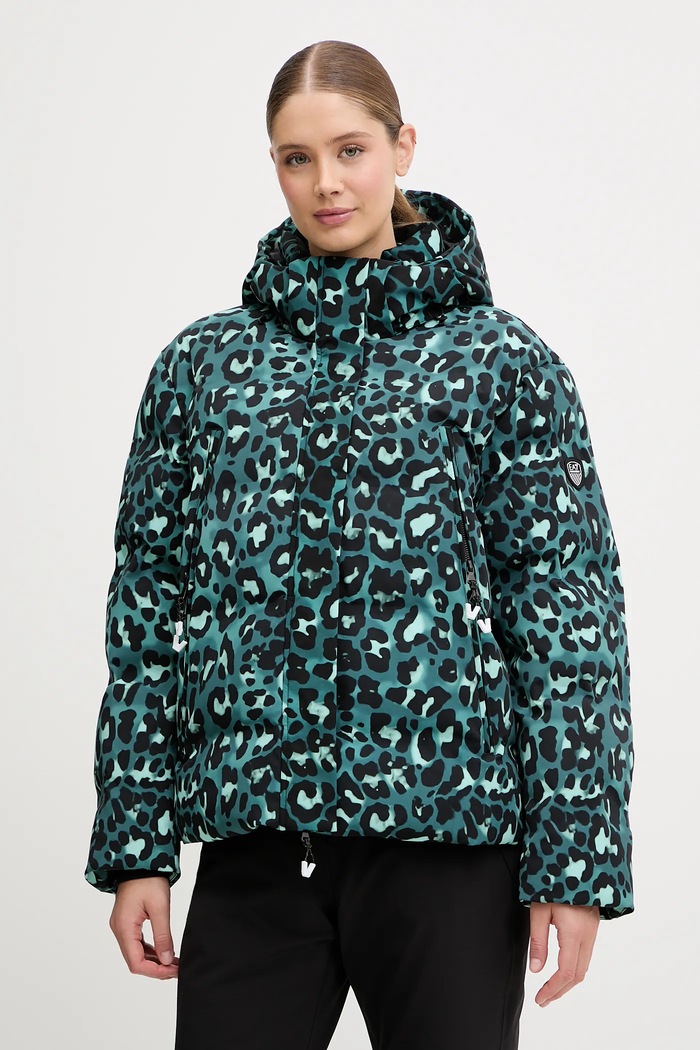 Lyžiarska bunda EA7 Emporio Armani zimný šport tyrkysová AF13889.7W000394