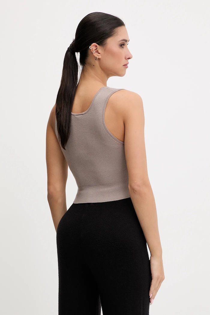 Oblečenie Top s prímesou vlny Guess FLAMINIA V5BP05.Z3JD2 béžová