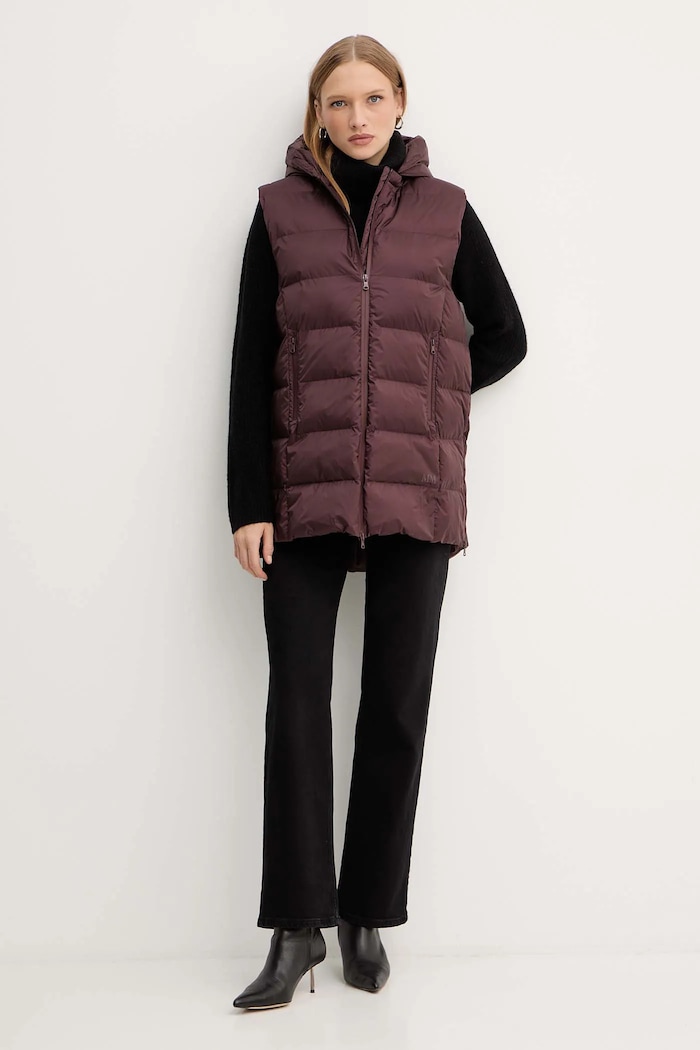 Brezrokavnik MM by Max Mara LODOLA 2526296018600 bordo AW25