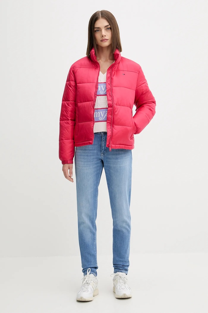 Яке Tommy Jeans DW0DW21619 розов AW25