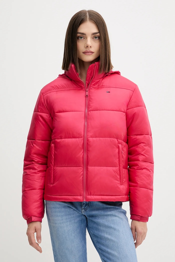 Яке Tommy Jeans розов DW0DW21619