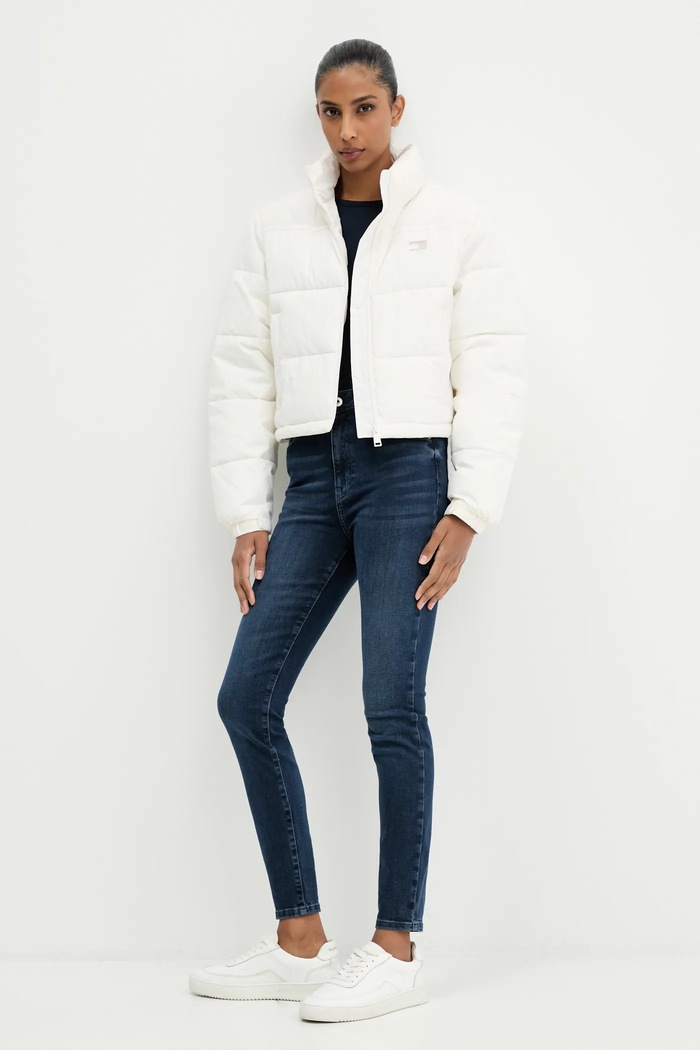 Μπουφάν Tommy Jeans DW0DW21620 μπεζ AW25