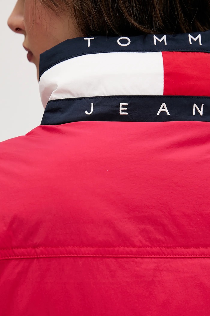 Bunda Tommy Jeans DW0DW21621 růžová