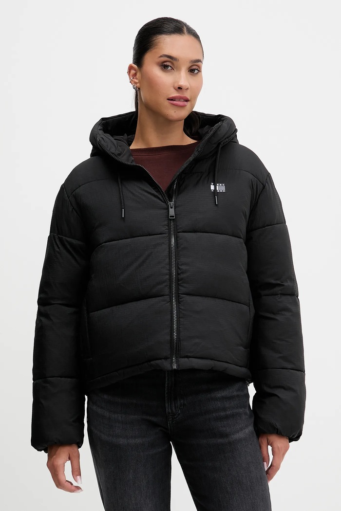 Tommy Jeans kurtka pozostałe czarny DW0DW21625