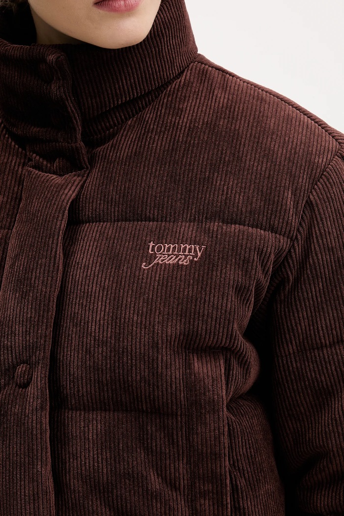 Bunda Tommy Jeans DW0DW21658 hnedá