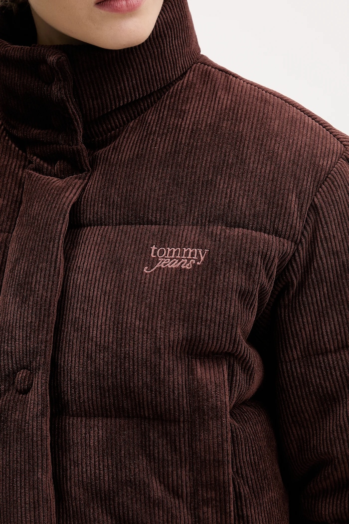 Bunda Tommy Jeans DW0DW21658 hnedá