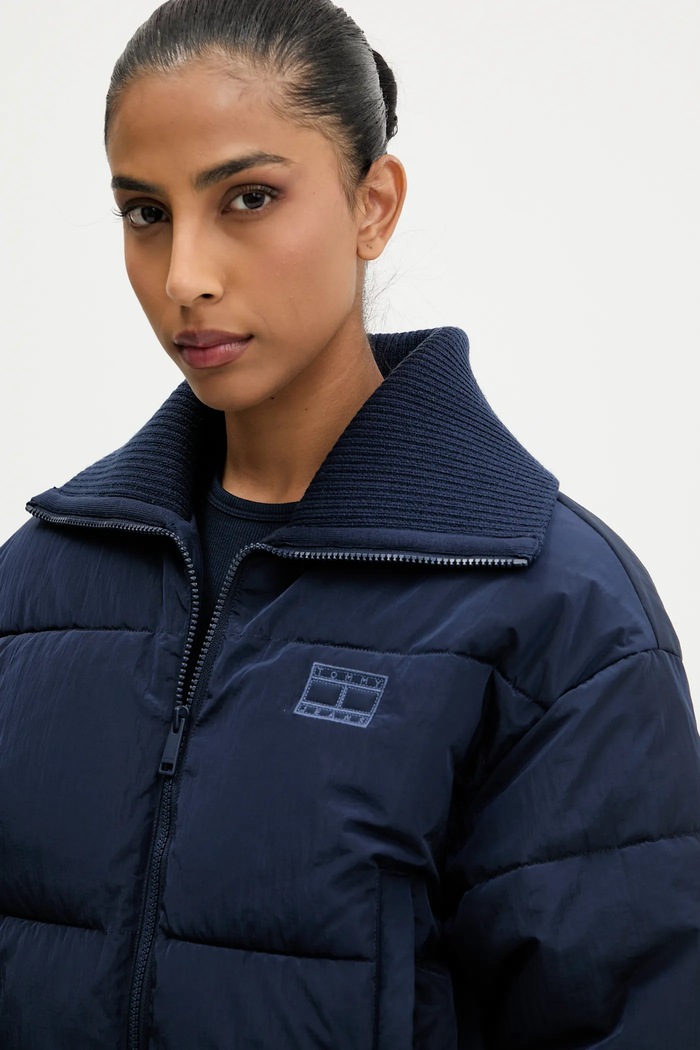 Μπουφάν Tommy Jeans DW0DW21659 σκούρο μπλε