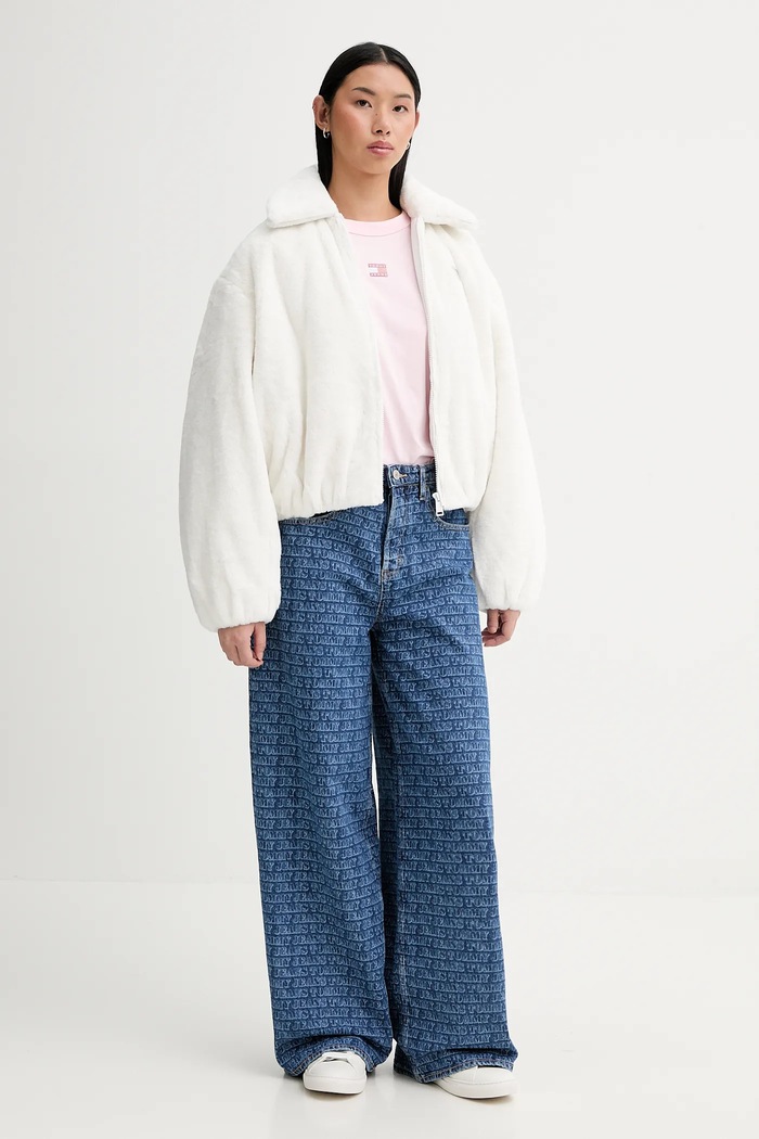 Bunda Tommy Jeans DW0DW21669 béžová AW25