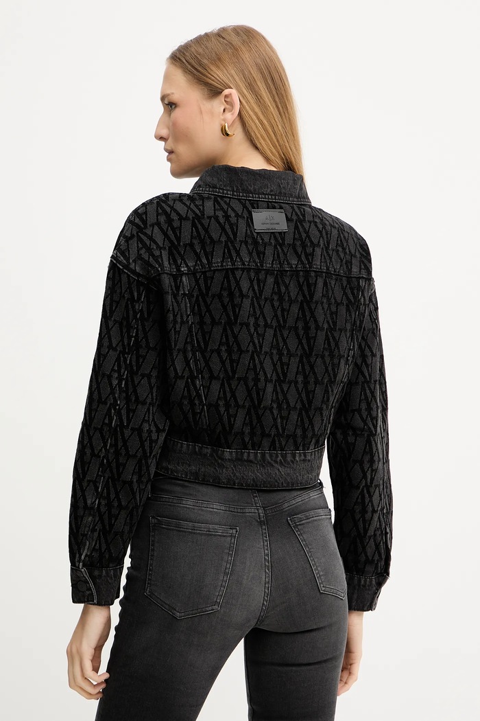 Oblečenie Rifľová bunda Armani Exchange XW000819.AF16092 čierna