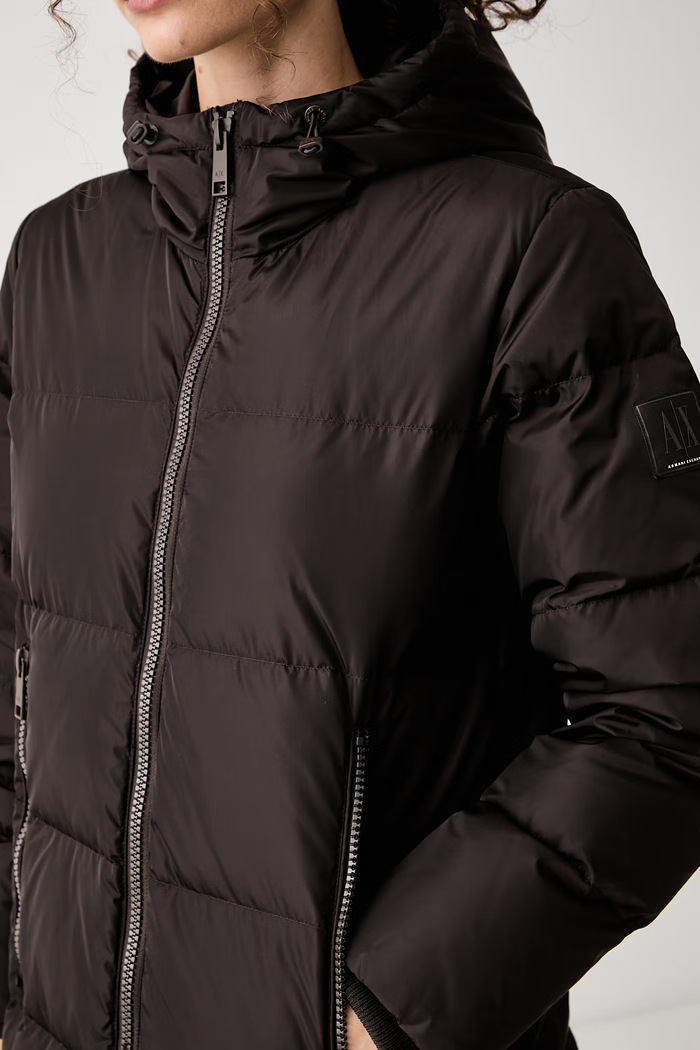 Pernati kaput za žene Armani Exchange XW000251.AF12286 smeđa