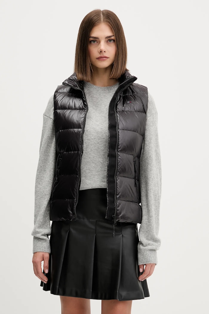 Tommy Jeans Αμάνικο από πούπουλα Tommy Jeans μαύρο DW0DW21622