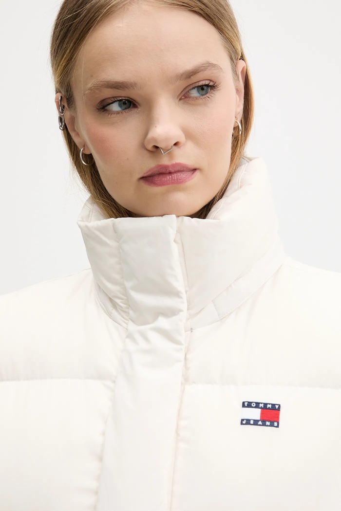 Tommy Jeans bezrękawnik puchowy beżowy DW0DW21627