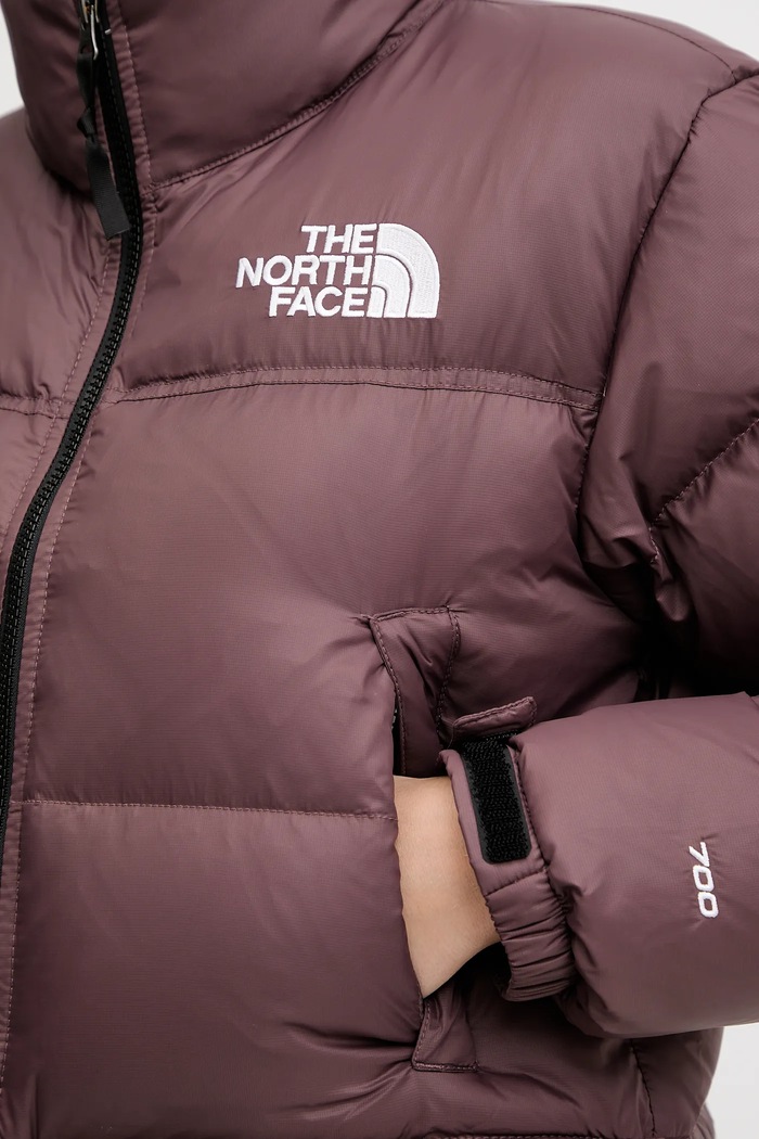 Páperová bunda The North Face Nuptse NF0A5GGEBQ71 hnedá