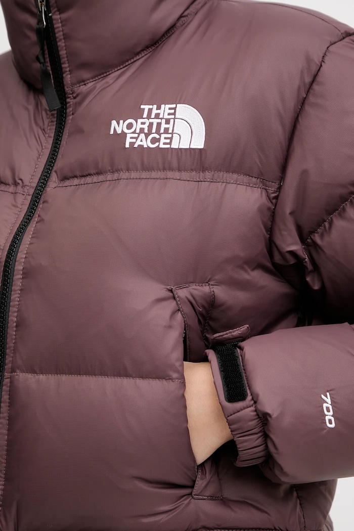 Páperová bunda The North Face Nuptse NF0A5GGEBQ71 hnedá