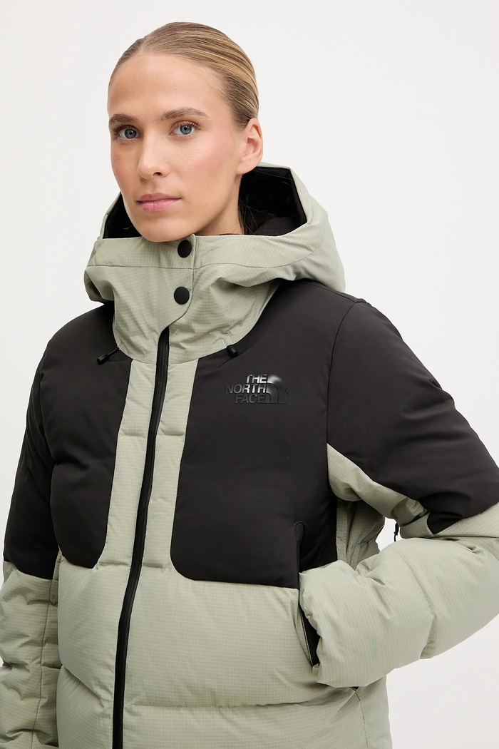 The North Face geacă de schi din puf Cold Spell verde NF0A87WTD5N1