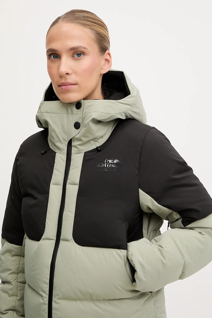 The North Face geacă de schi din puf Cold Spell verde NF0A87WTD5N1