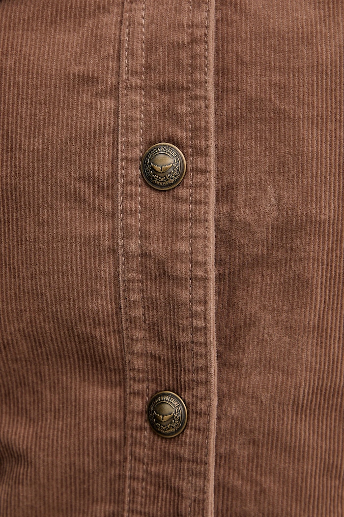 Джинсово яке ZADIG&VOLTAIRE WWOW01703 кафяв