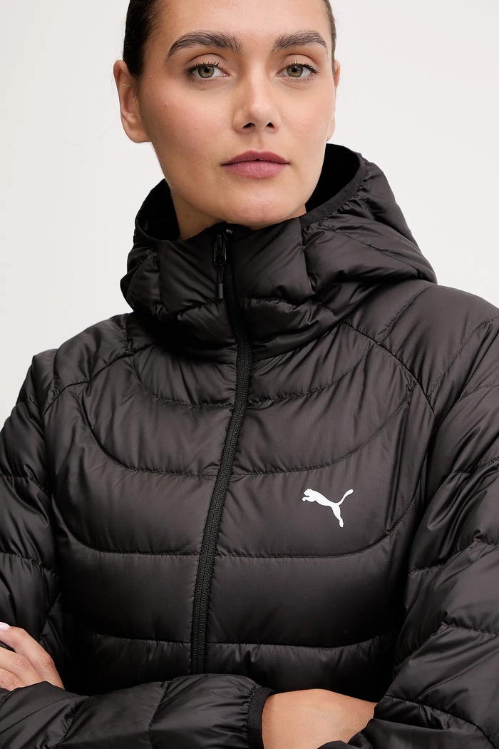 Μπουφάν με επένδυση από πούπουλα Puma μαύρο 685234.D