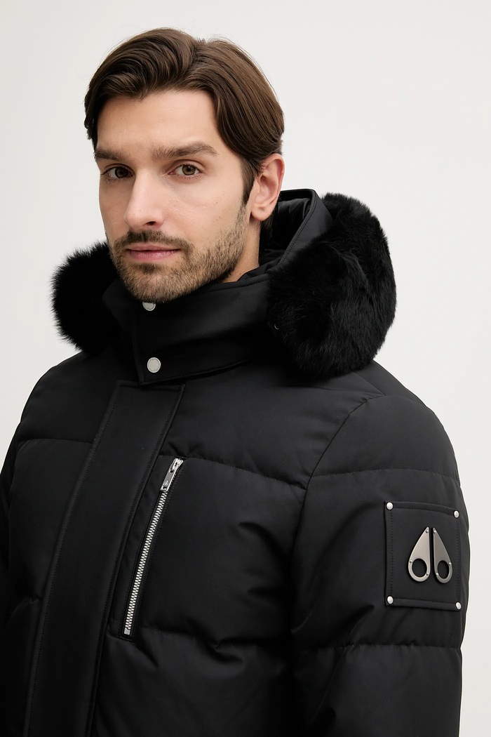 Páperová bunda MOOSE KNUCKLES CLOUD čierna M35MJ178S