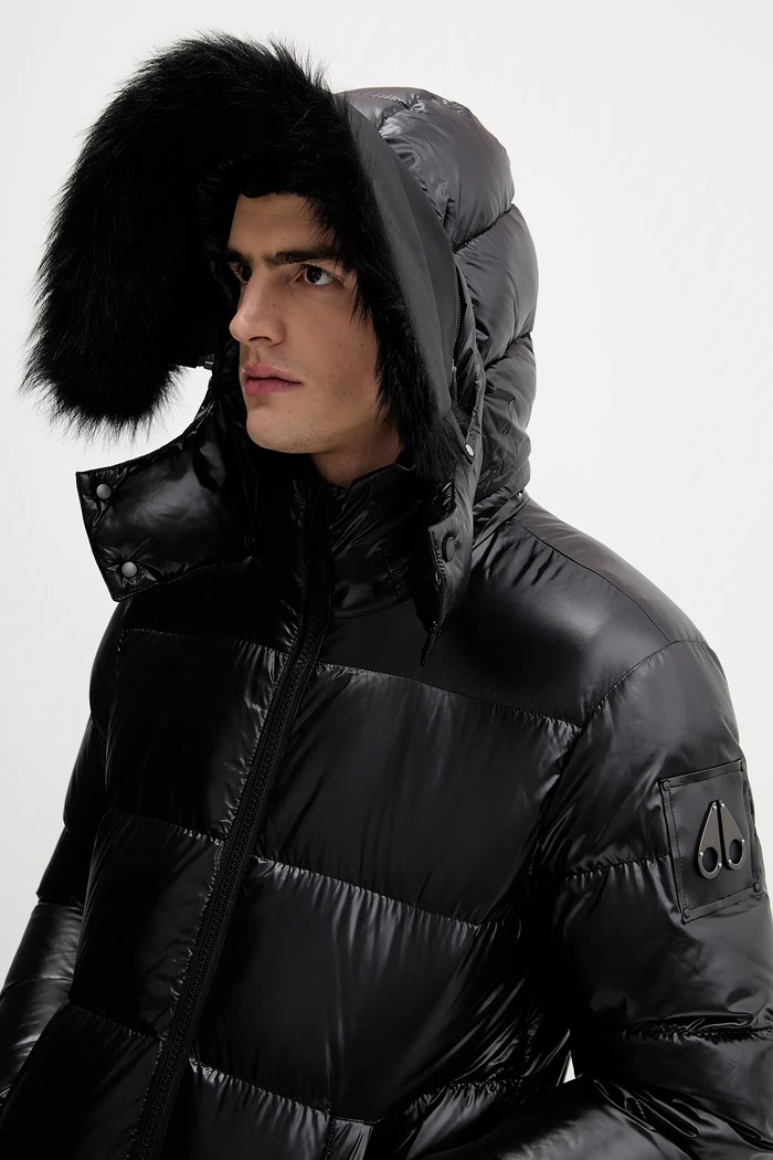 Páperová bunda MOOSE KNUCKLES Kings čierna M35MJ144S