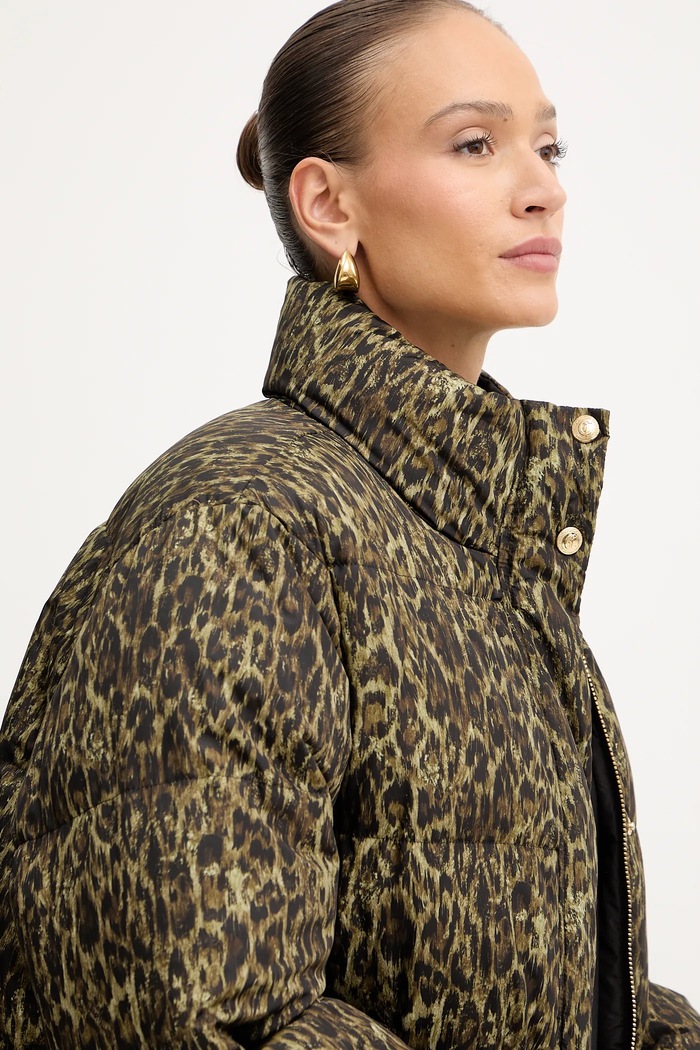 Just Cavalli kurtka dwustronna 79PAS422.CQDS5 zielony