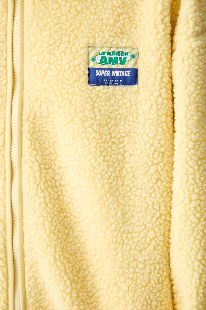 American Vintage bluza polarowa damska HOK17A żółty
