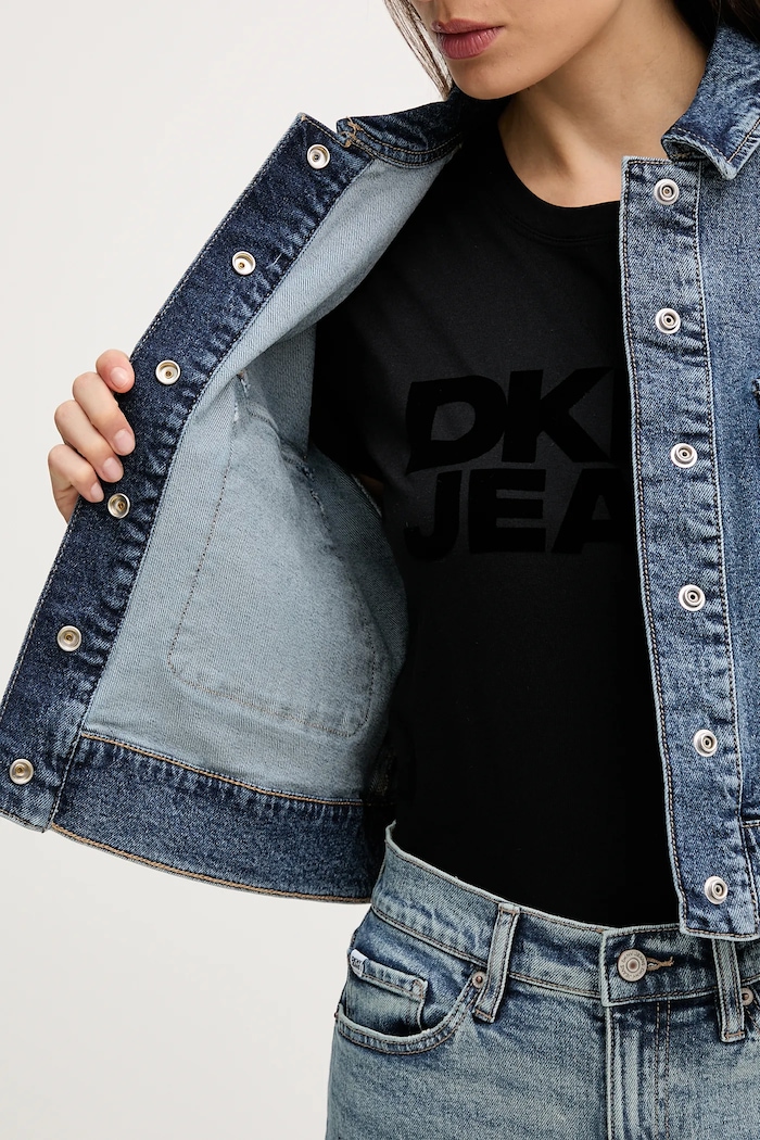 Dkny kurtka jeansowa DJ5J6122