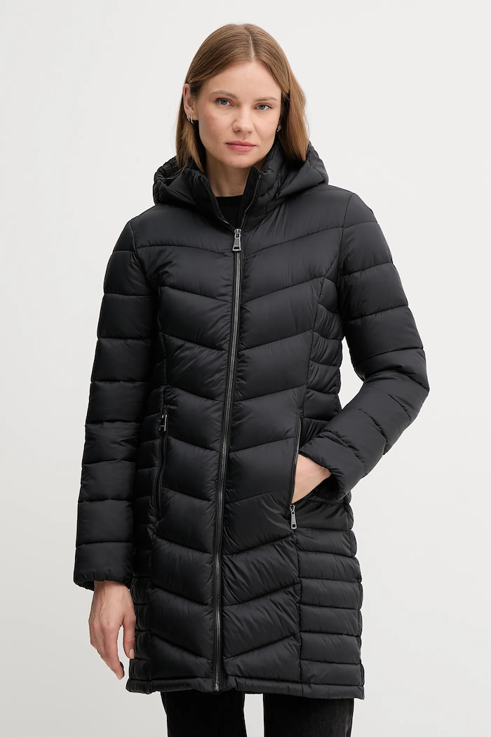 Dkny geacă cu captuseala negru DLEMPR21