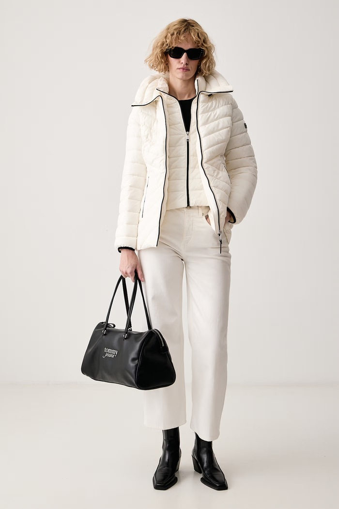 DKNY Kurtka damska DLEMPN45 beżowy AW25
