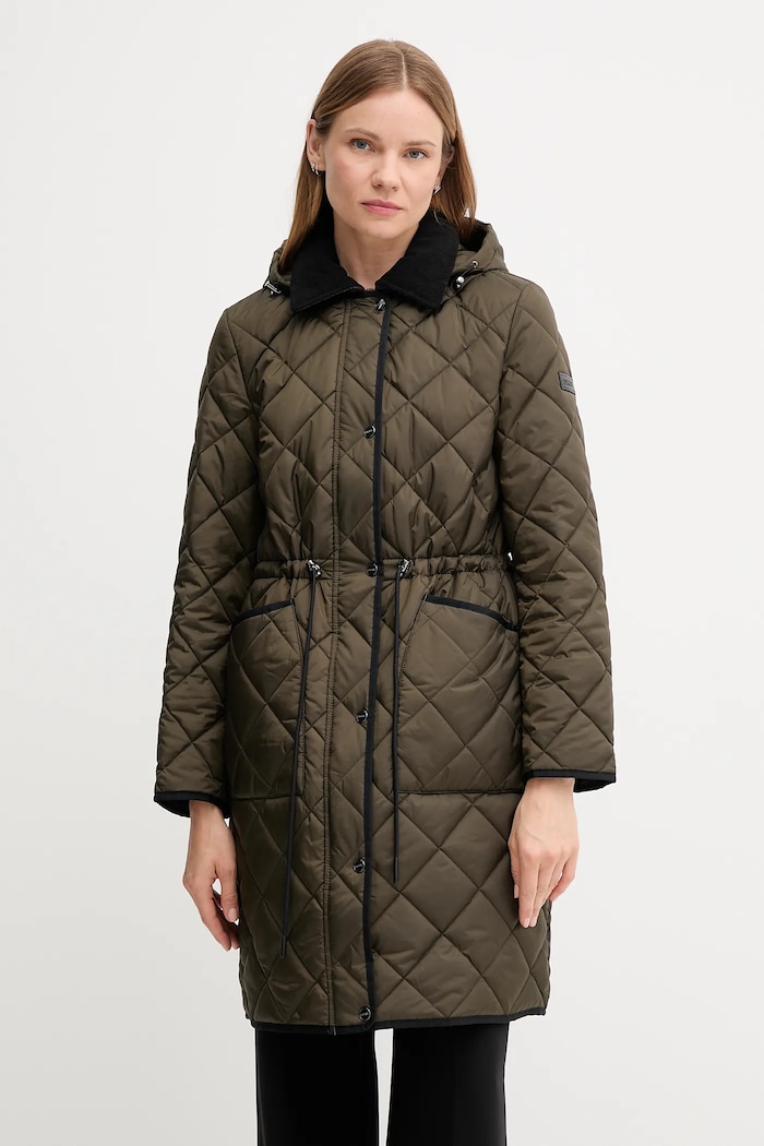 Dkny giacca foderato verde DLEMPT76