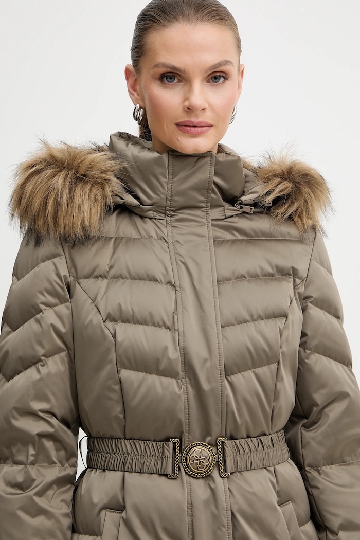 Páperová bunda Guess MARINA béžová W5BL29.W2802