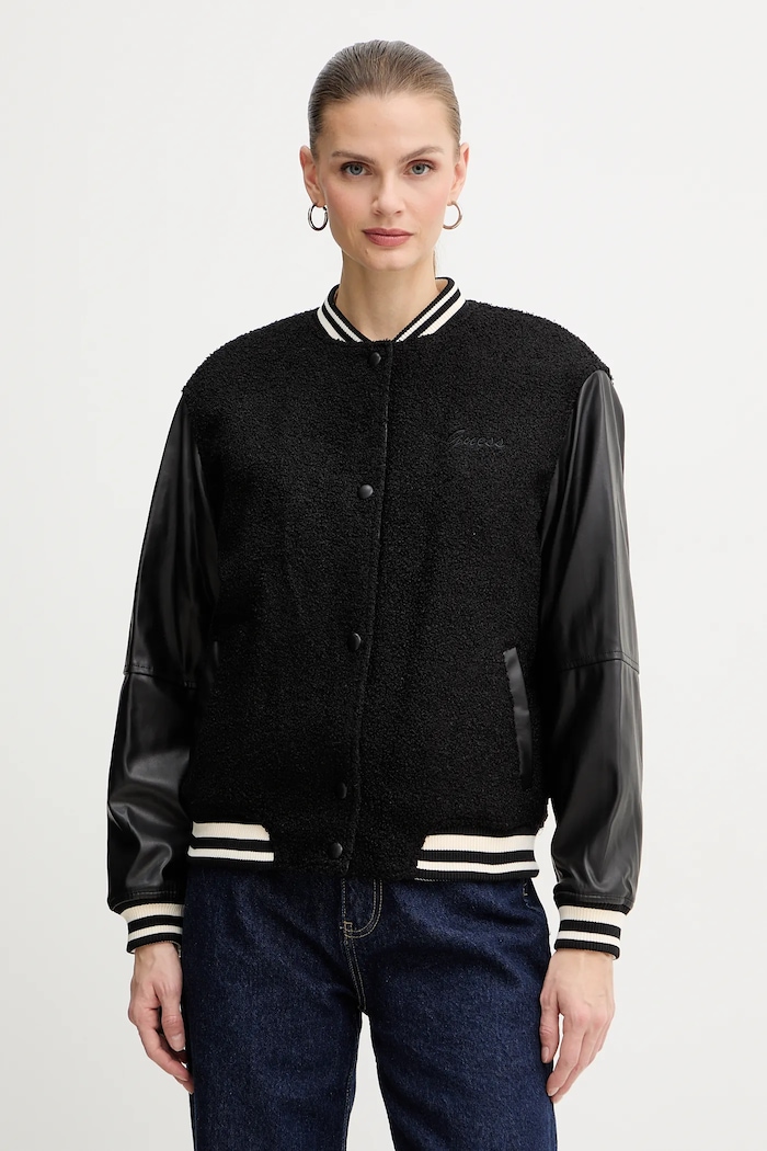 Guess kurtka DANIELLE bez kaptura czarny W5BL27.W2392