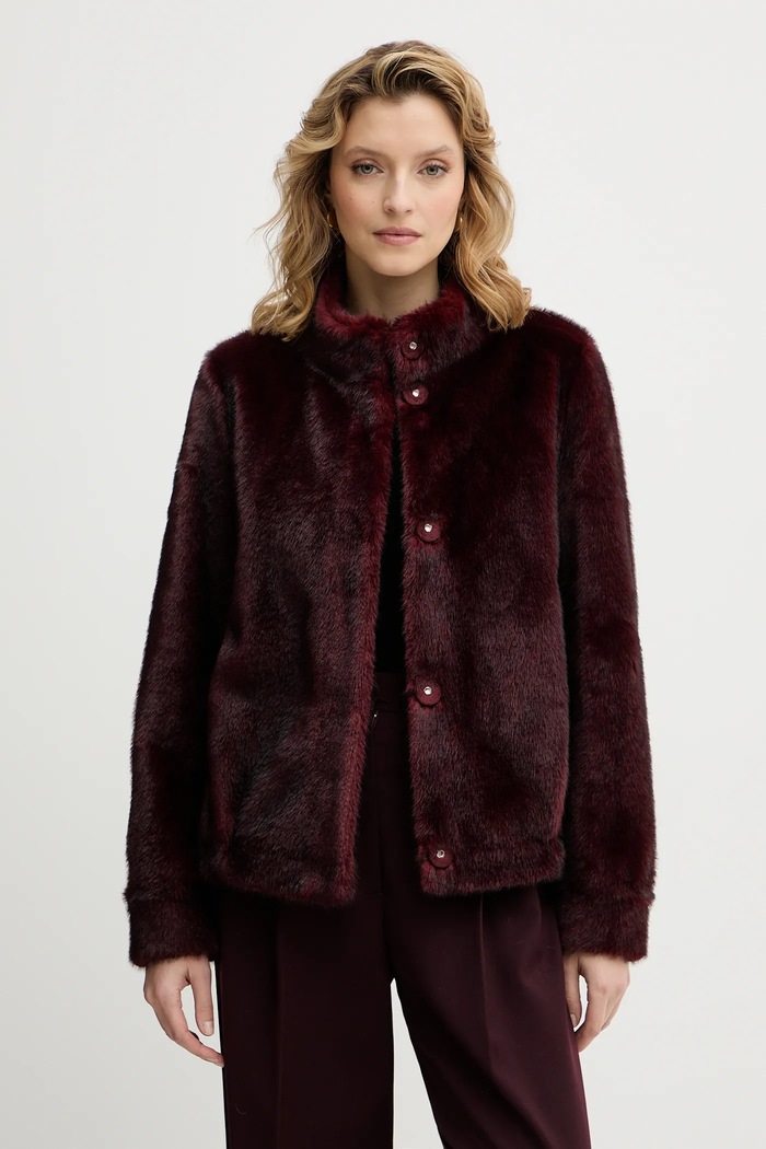 Bunda Guess LUNA prechodné burgundské W5BL64.W3920