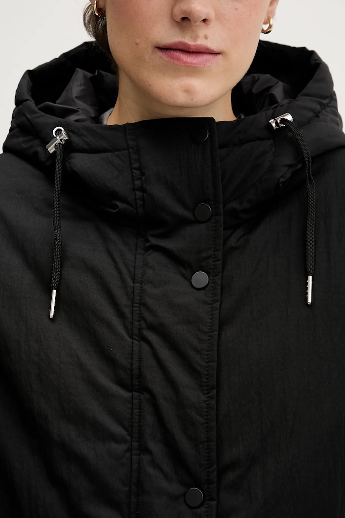 Sisley parka 2IRZLN063 czarny