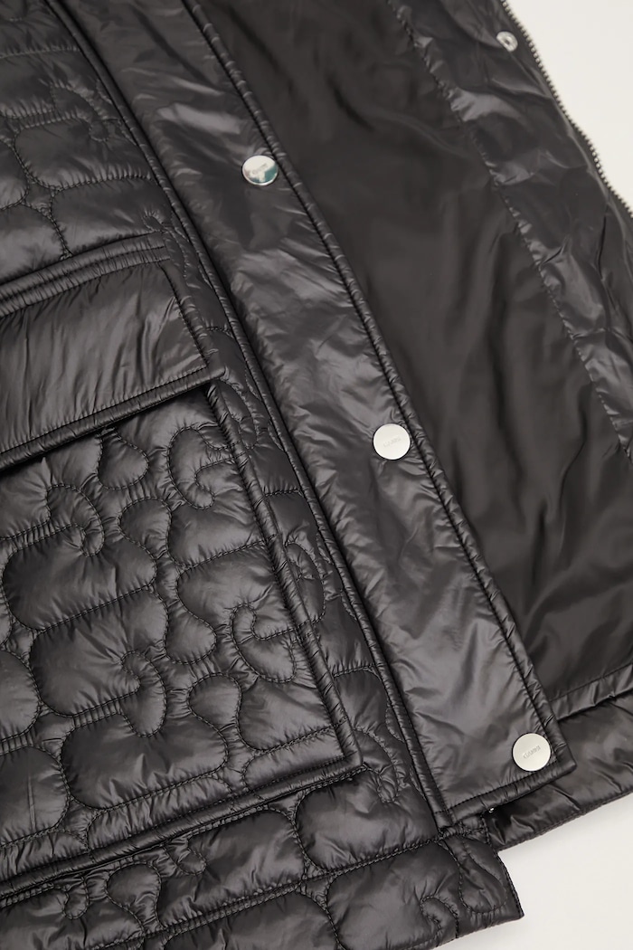 GANNI jacket Shiny Quilt Midi W0343